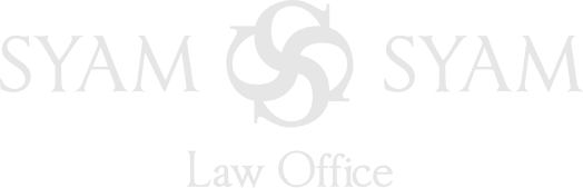 law office syam & syam logo silver